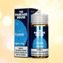 Pancake House E-Liquid - Funfetti - 100ml, High VG, 3mg/6mg
