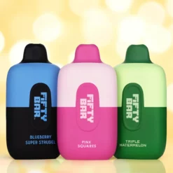 Fifty Bar Disposable Vape 5% Salt Nicotine 400mAh USB-C