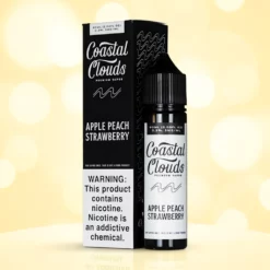 Coastal Clouds E-Liquid Apple Peach Strawberry 60mL 3mg/6mg